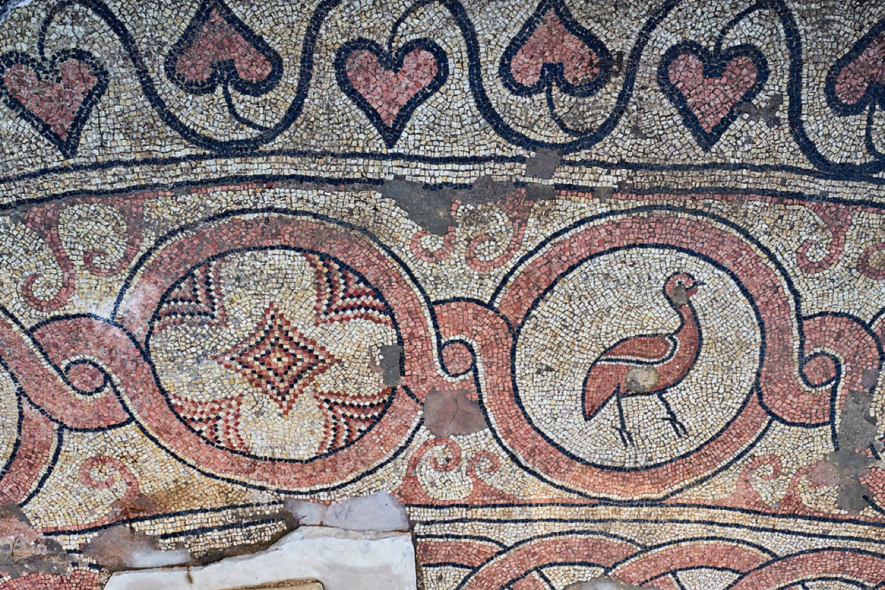 Albania, Vlore province, Butrint, Ruins of the ancient city, UNESCO World Heritage Site, Baptistery