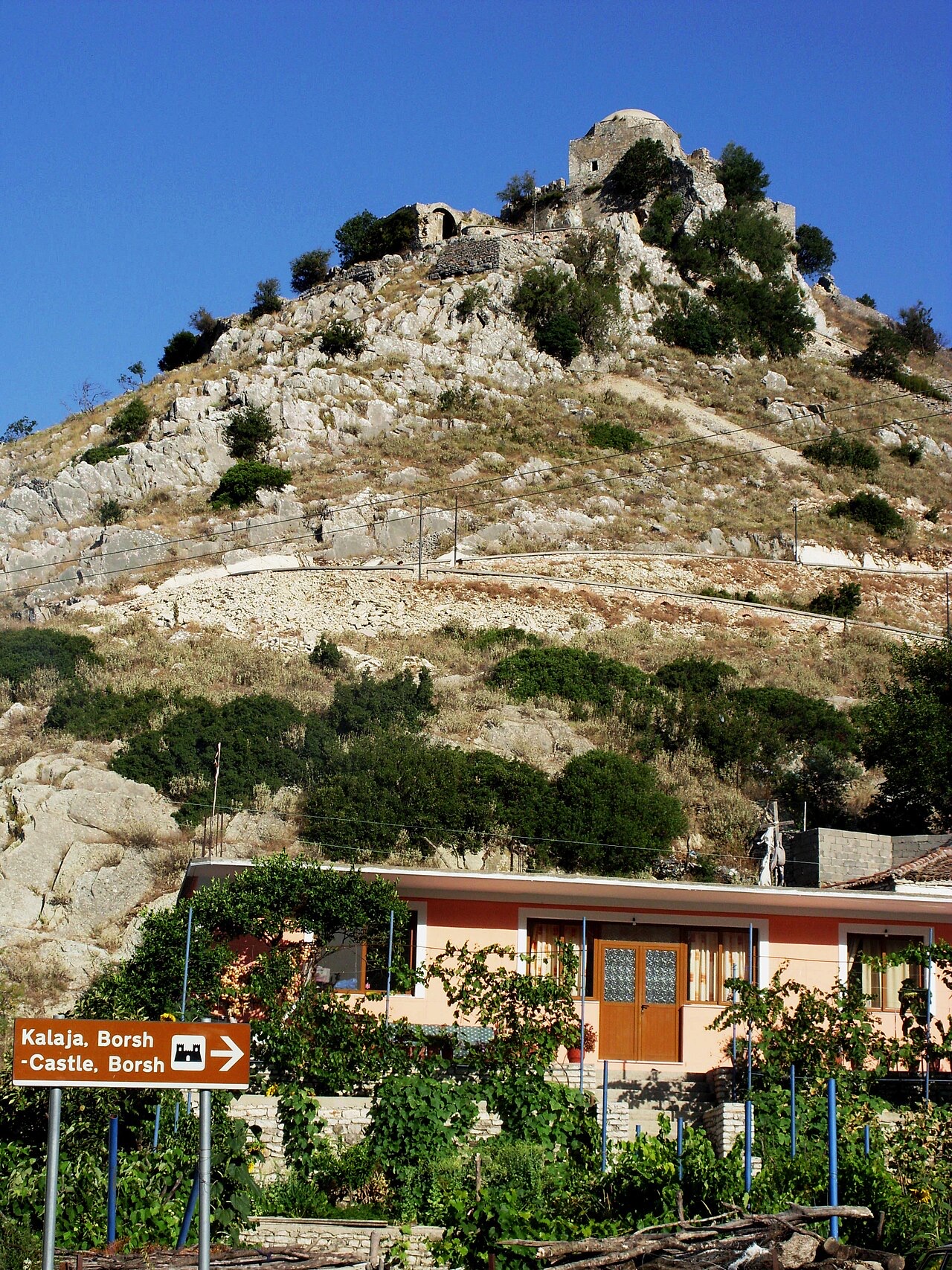 Borsh Albania Burg — Borsh Beach, Albania