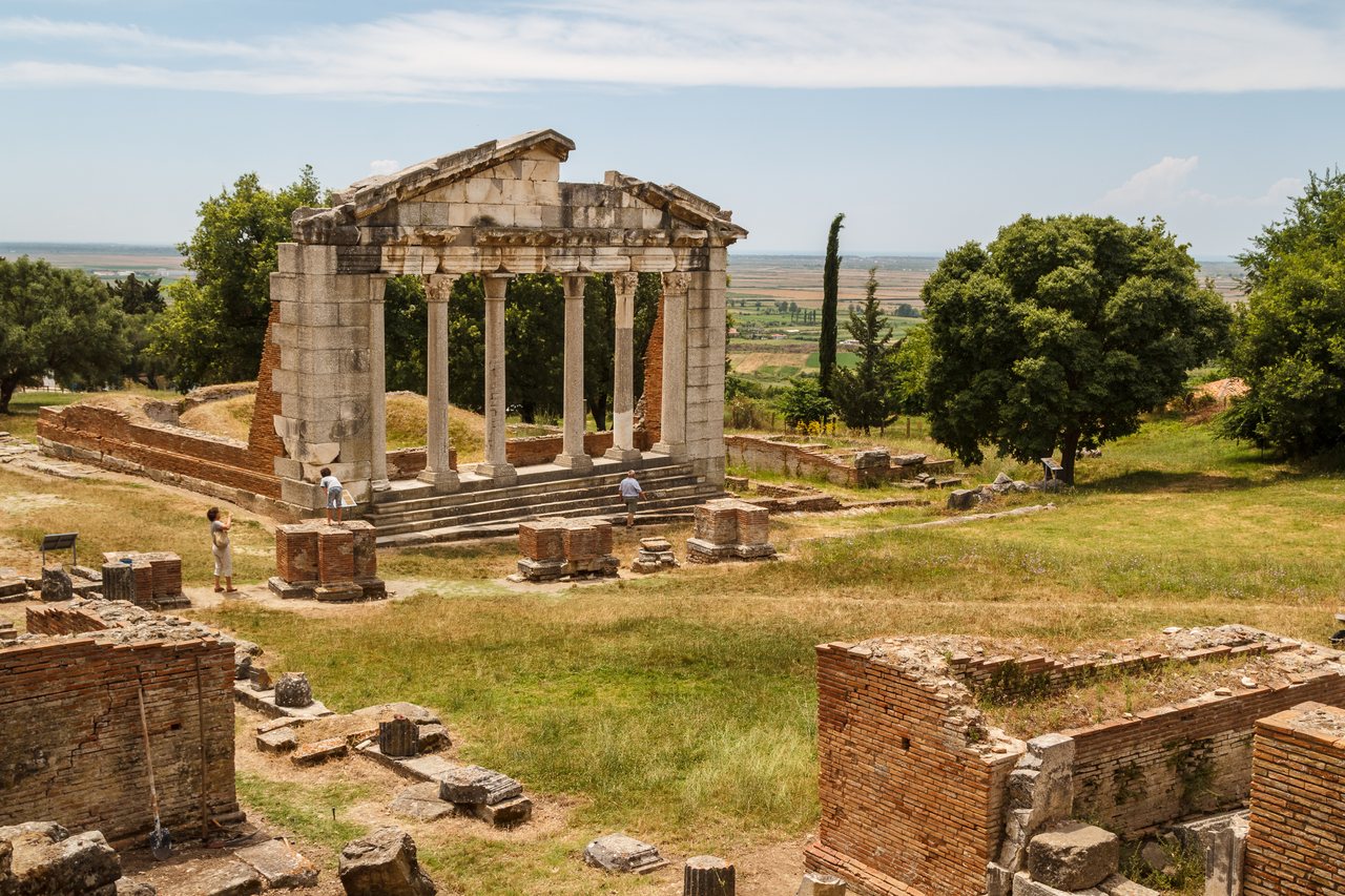 Ruins of the ancient Greek colony of Apollonia, Albania