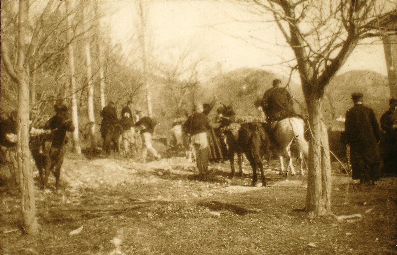 242 Albania. The priest of Mirdita travelling towards Kallmet