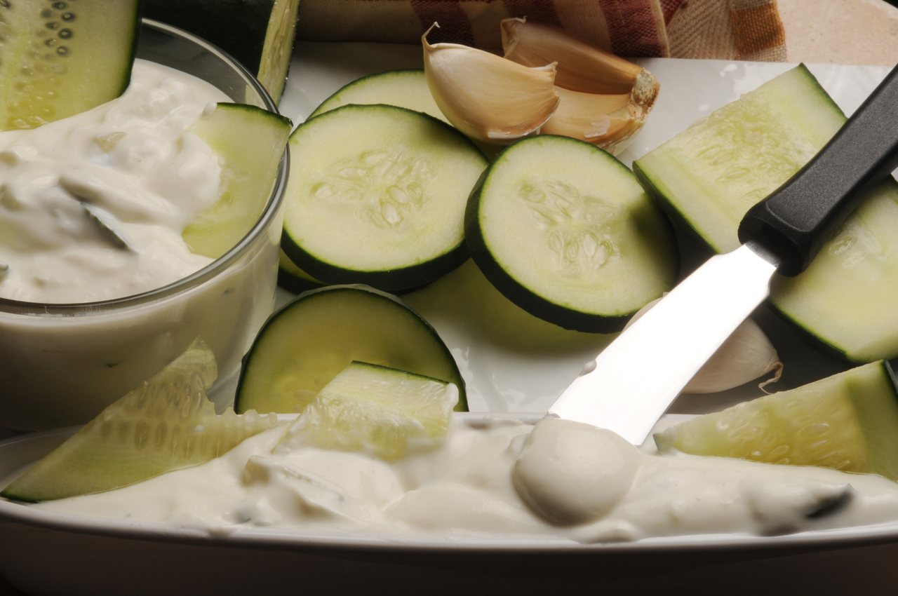 Tarator, the yoghurt, cucumber and garlic dish of Albanian cuisine