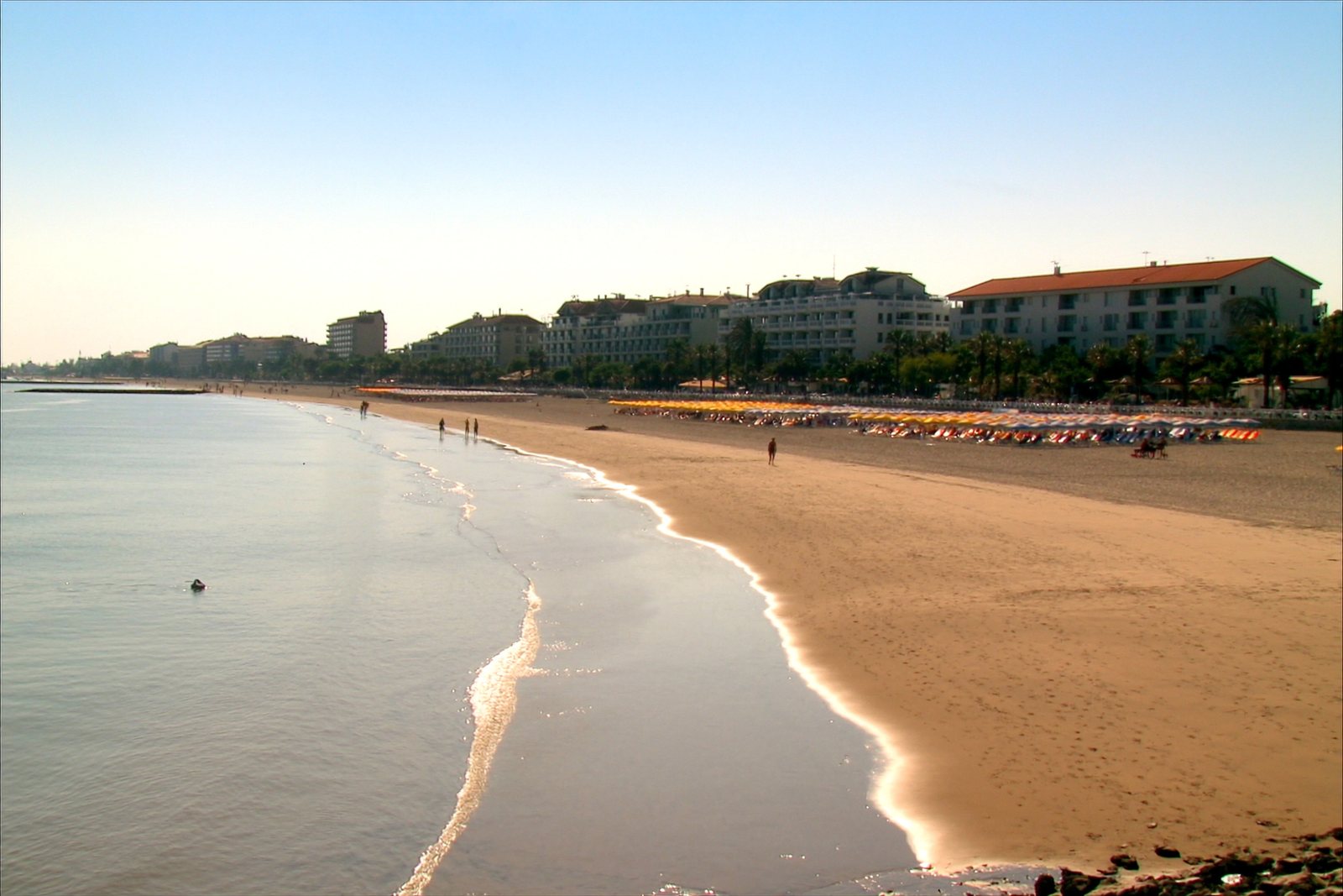 Durrës Beach: a long sandy beach lined with hotels