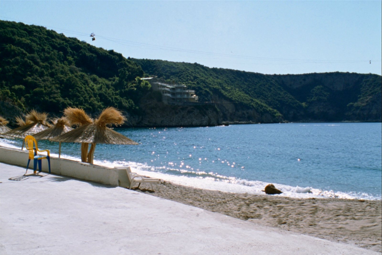 Radhimë Beach on the Bay of Vlorë