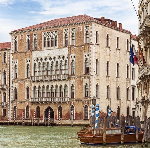 Ca' Foscari Venice - facade on the Grand Canal