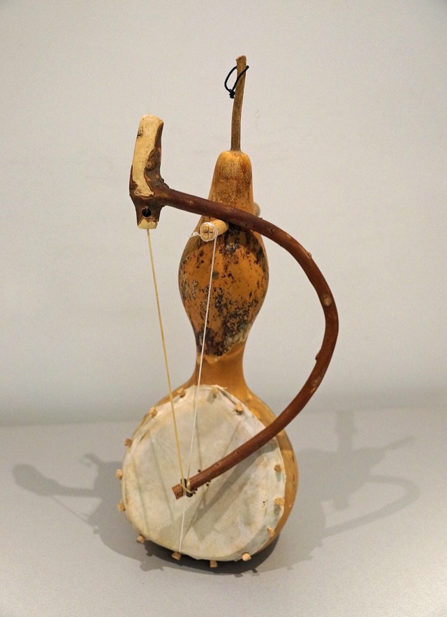 Lahuta made of a pumkin from Northern Albania (Mirditë) – uploaded during Wikipedia Weekend Tirana 2015