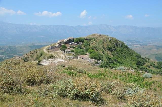 View of the Acropolis of Amantia, Albania