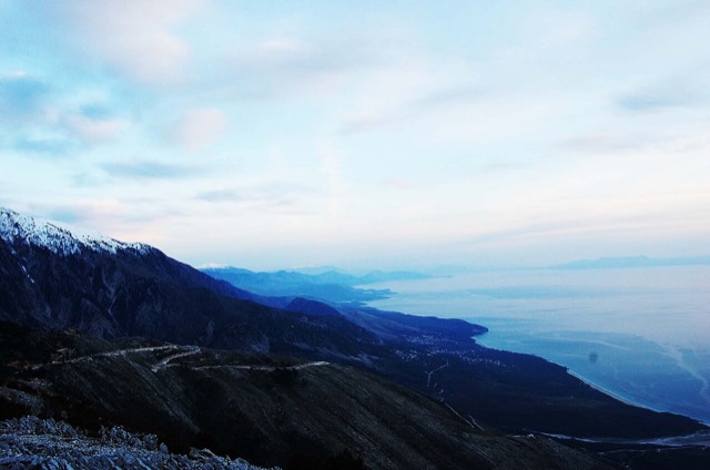 Albanian Riviera in winter