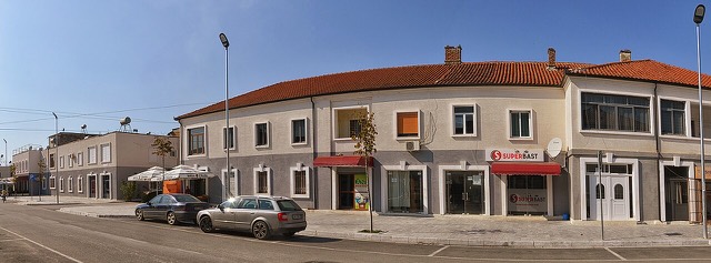 The Jorgji Dilo Boulevard in Cërrik, Albania