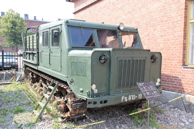 AT-S SU artillery tractor in Hämeenlinna artillery museum. (Communist Albania)