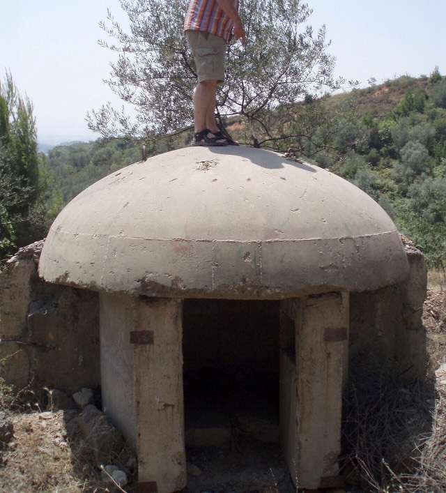 Bunker near Kruja in Albania .