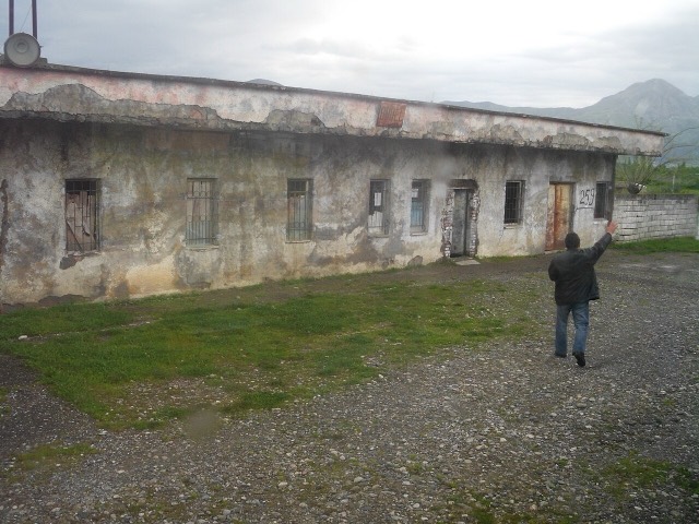 Train station in Baqël , Albania.