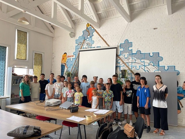 WoALUG's Wikipedia workshop with the Youth Center in Divjakë, Albania 02 — Divjakë, Albania