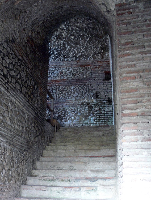 Durrës Amphitheatre - stair, Albania