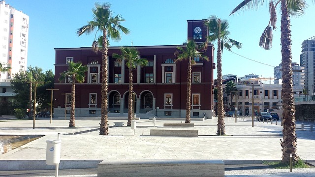 Liria Square in Durrës, Albania