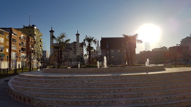 Central park City of Fier