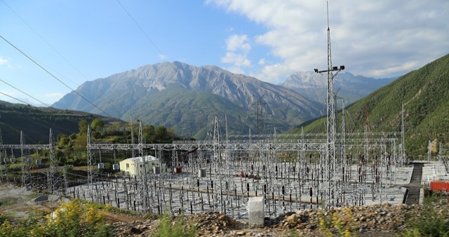 Fierza Hydroelectric Power Station in Albania