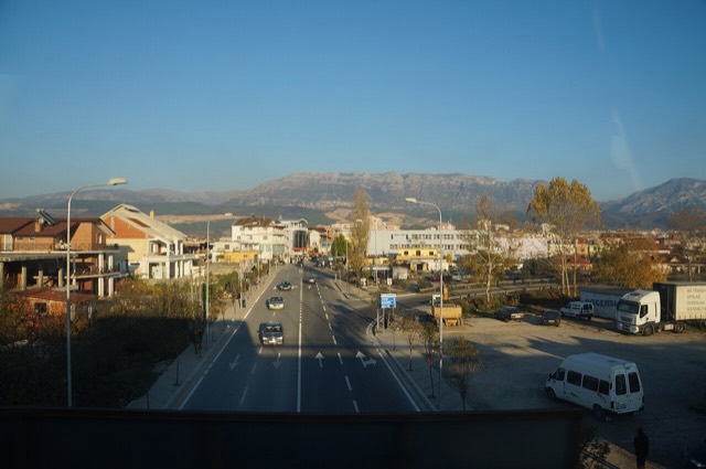 Fushë Kruja, Albania – looking East to Kruja and Mali i Krujës