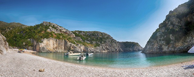 The Grama Bay in Albania