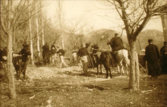 242 Albania. The priest of Mirdita travelling towards Kallmet