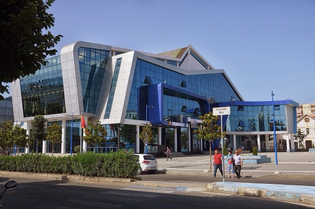 The Palace of Culture (Pallati i Kulturës) of Kamëz, Albania