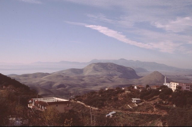 Konispol in South Albania, Corfu in the background