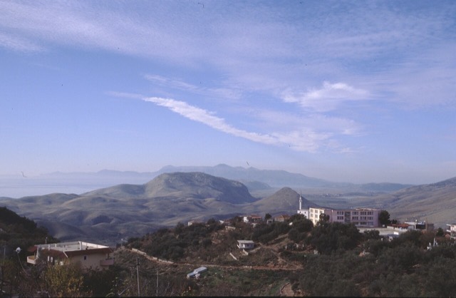 Konispol in South Albania, Corfu in the background