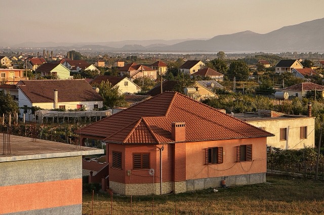 View of Koplik, Albania