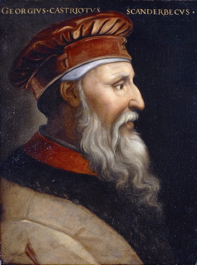 Ritratto di Giorgio Scanderbeg (historical view), Skanderbeg and the League of Lezhë, Albania