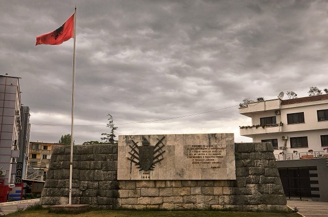 The memorial of the 1444 Lezhë Assembly in Lezhë, Albania