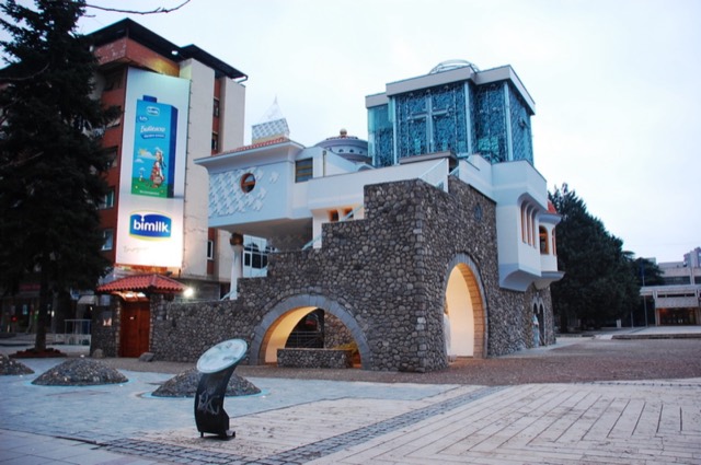 The house of Mother Teresa in her home town Skopje, Macedonia