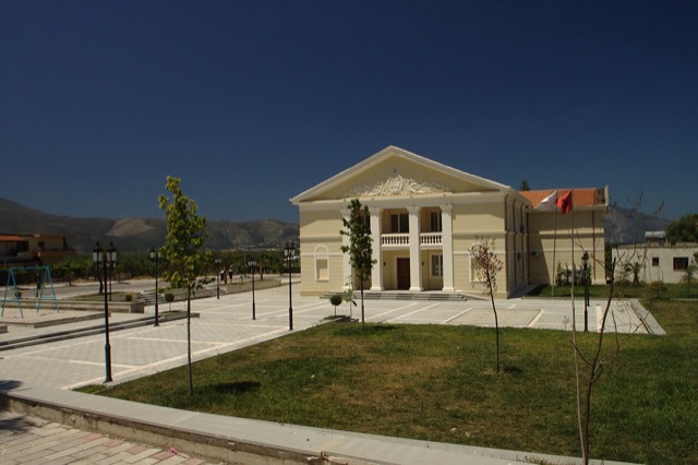 A historical building in central part of Orikum, Albania