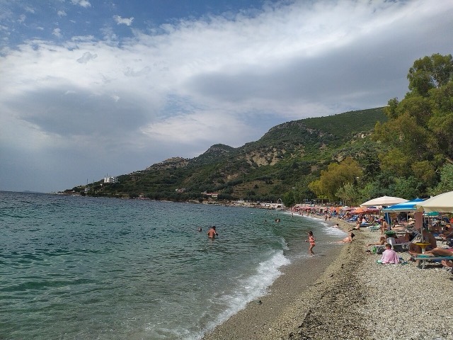 Beach in Rradhimë, Albania