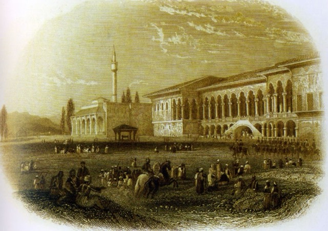 The Palace of Ali Pasha in Tepelena, Engraving of Edward Finden, based on a drawing by William Purser, early 19th century