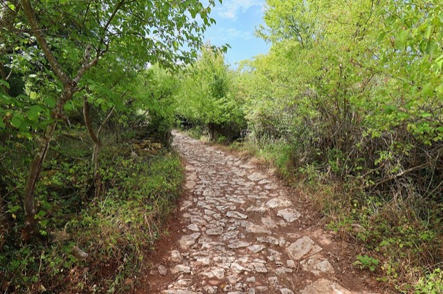 Via Egnatia near the village of Radožda